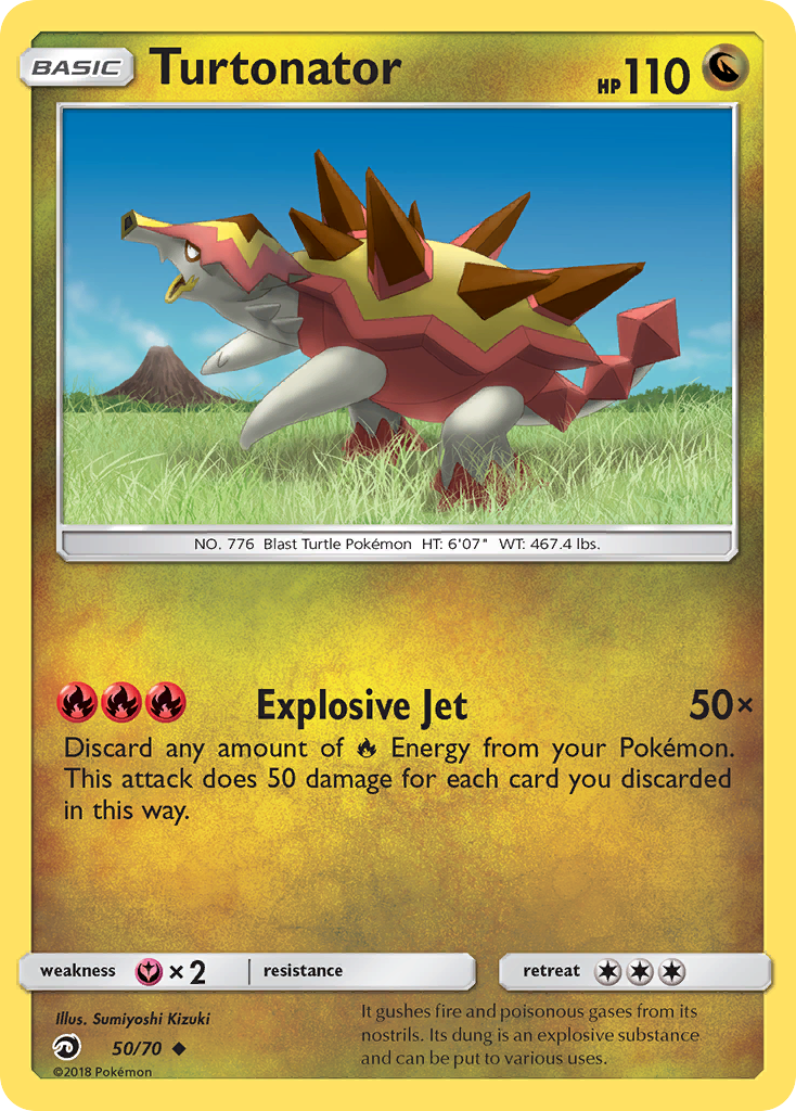 Turtonator 50 Uncommon card from Dragon Majesty