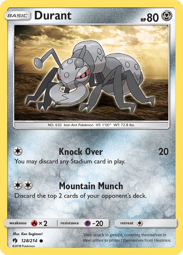 Durant 128 Common card from Lost Thunder