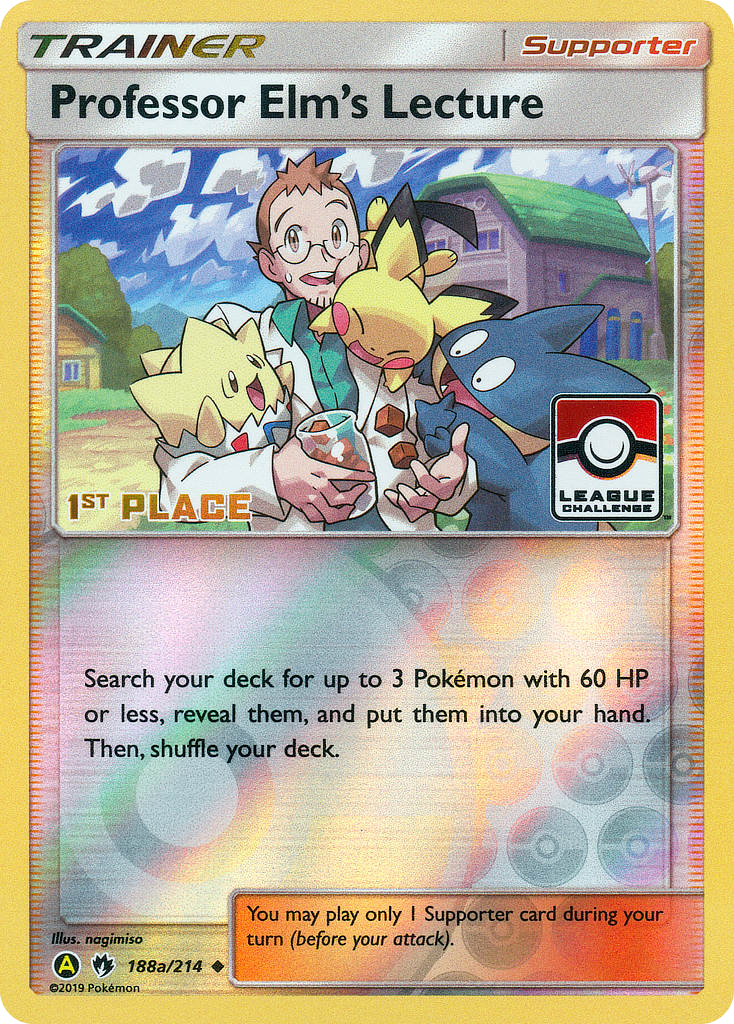 Professor Elm's Lecture 188a Uncommon card from Lost Thunder