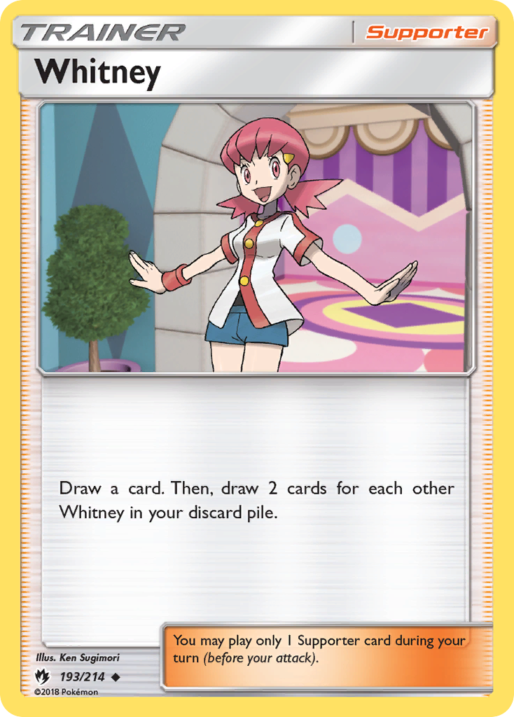 Whitney 193 Uncommon card from Lost Thunder