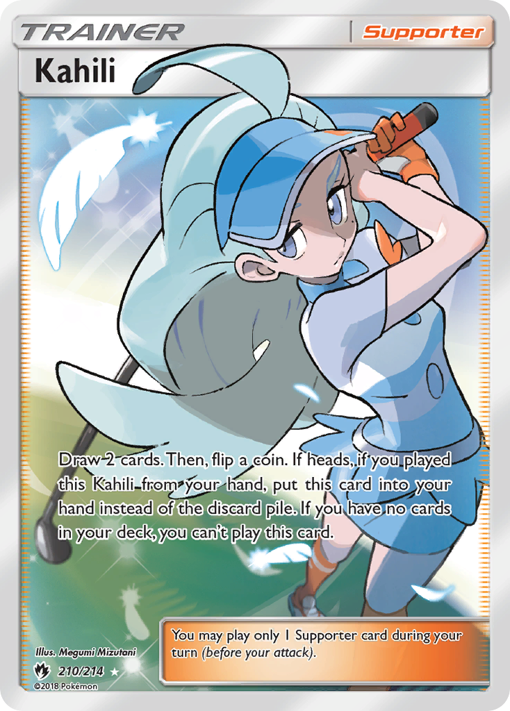 Kahili 210/214 Rare Ultra card from Lost Thunder