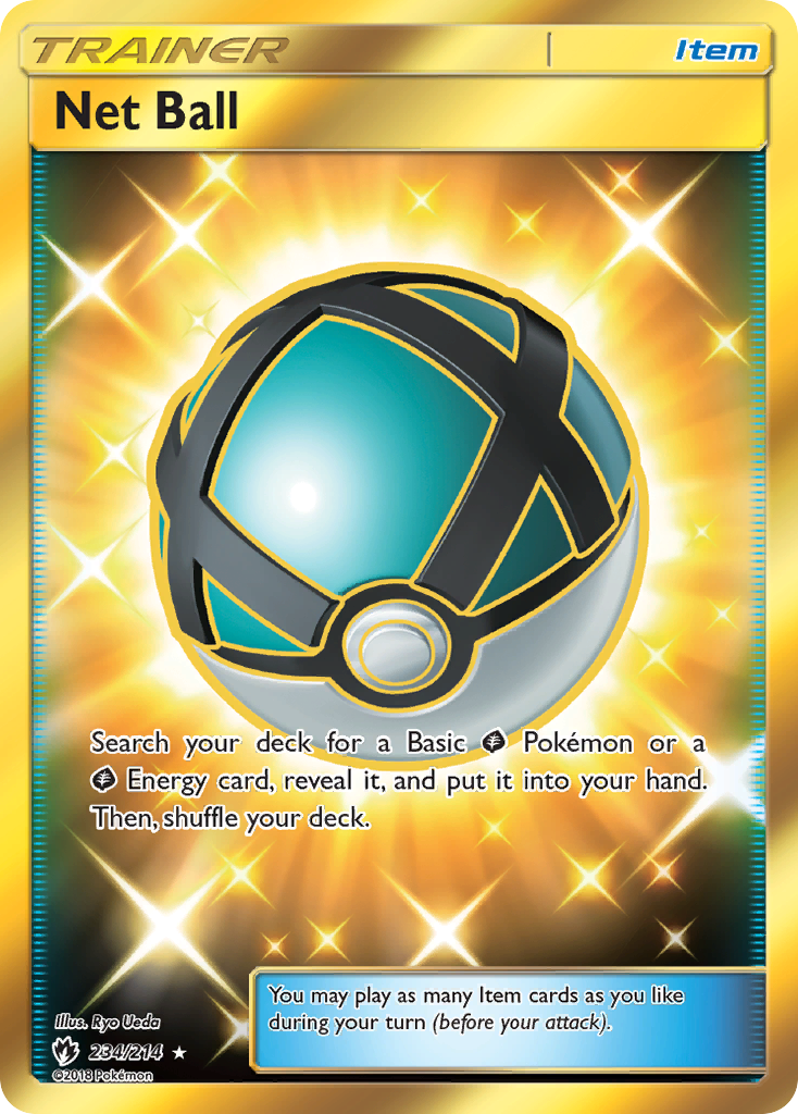 Net Ball 234 Rare Secret card from Lost Thunder