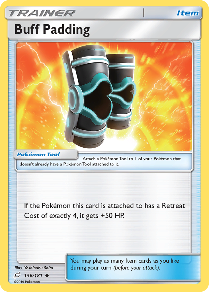 Buff Padding 136 Uncommon card from Team Up
