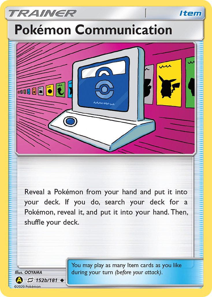 Pokémon Communication 152b Uncommon card from Team Up