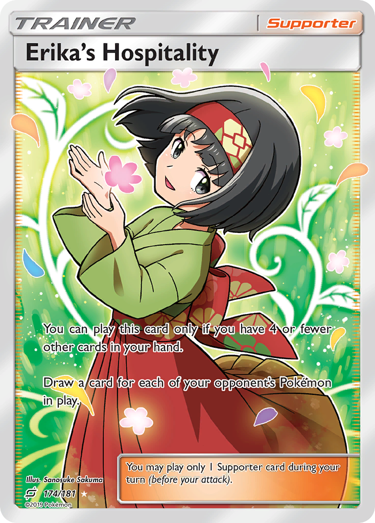 Erika's Hospitality 174 Rare Ultra card from Team Up