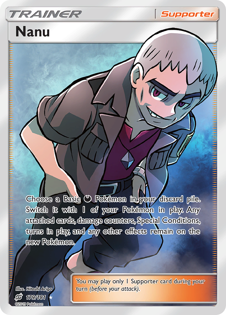 Nanu 179 Rare Ultra card from Team Up