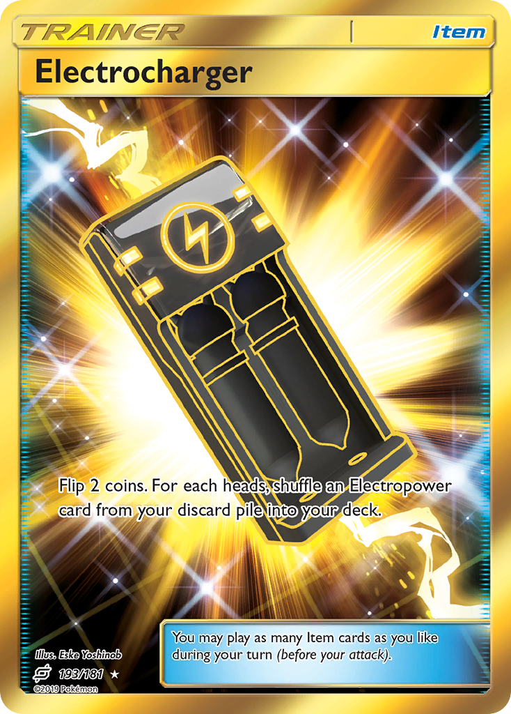 Electrocharger 193 Rare Secret card from Team Up