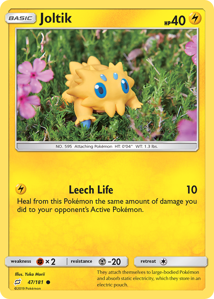Joltik 47 Common card from Team Up