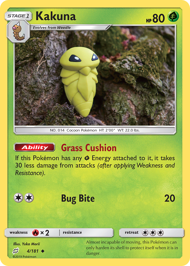 Kakuna 4 Uncommon card from Team Up