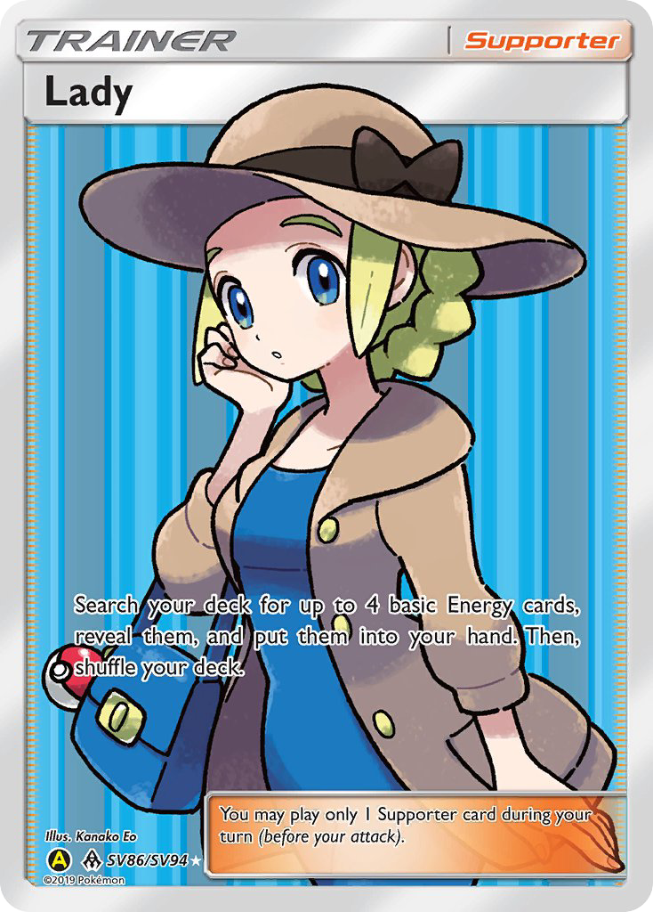 Lady SV86 Rare Ultra card from Hidden Fates Shiny Vault