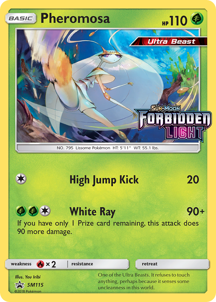 Pheromosa SM115 Promo card from SM Black Star Promos