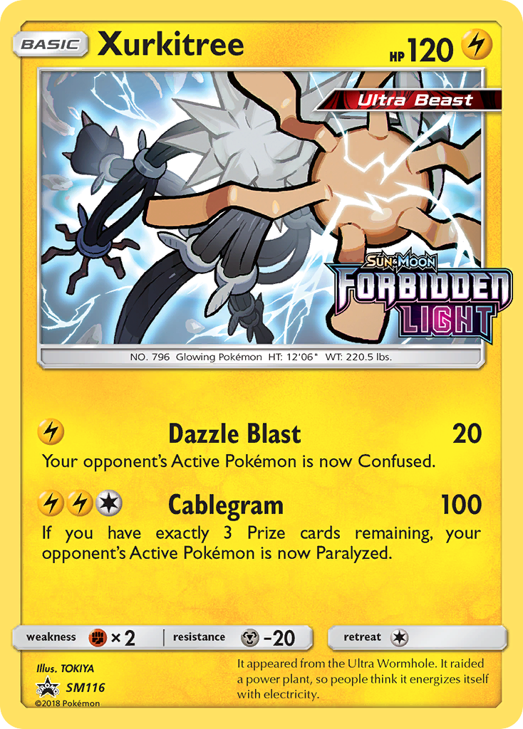 Xurkitree SM116 Promo card from SM Black Star Promos