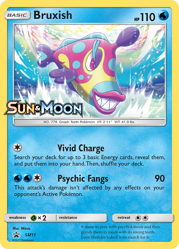 Bruxish SM11/248 Promo card from SM Black Star Promos