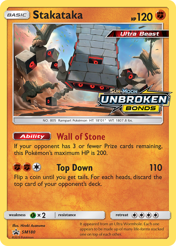 Stakataka SM180 Promo card from SM Black Star Promos