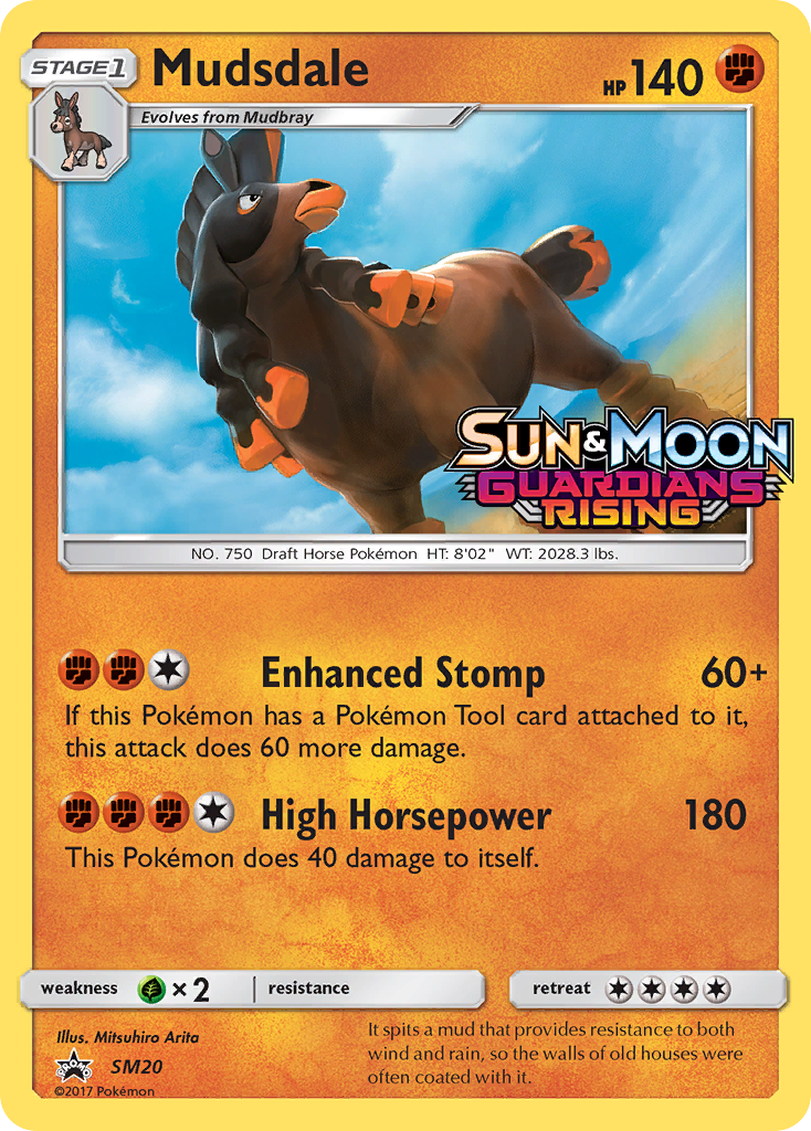 Mudsdale SM20/248 Promo card from SM Black Star Promos