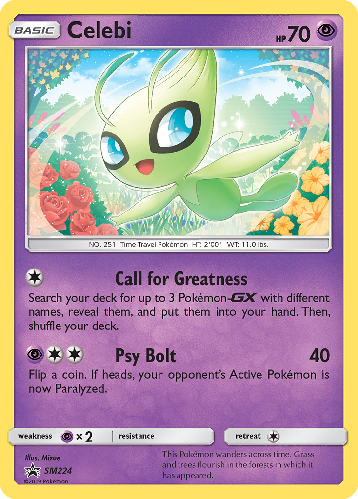 Celebi SM224/248 Promo card from SM Black Star Promos