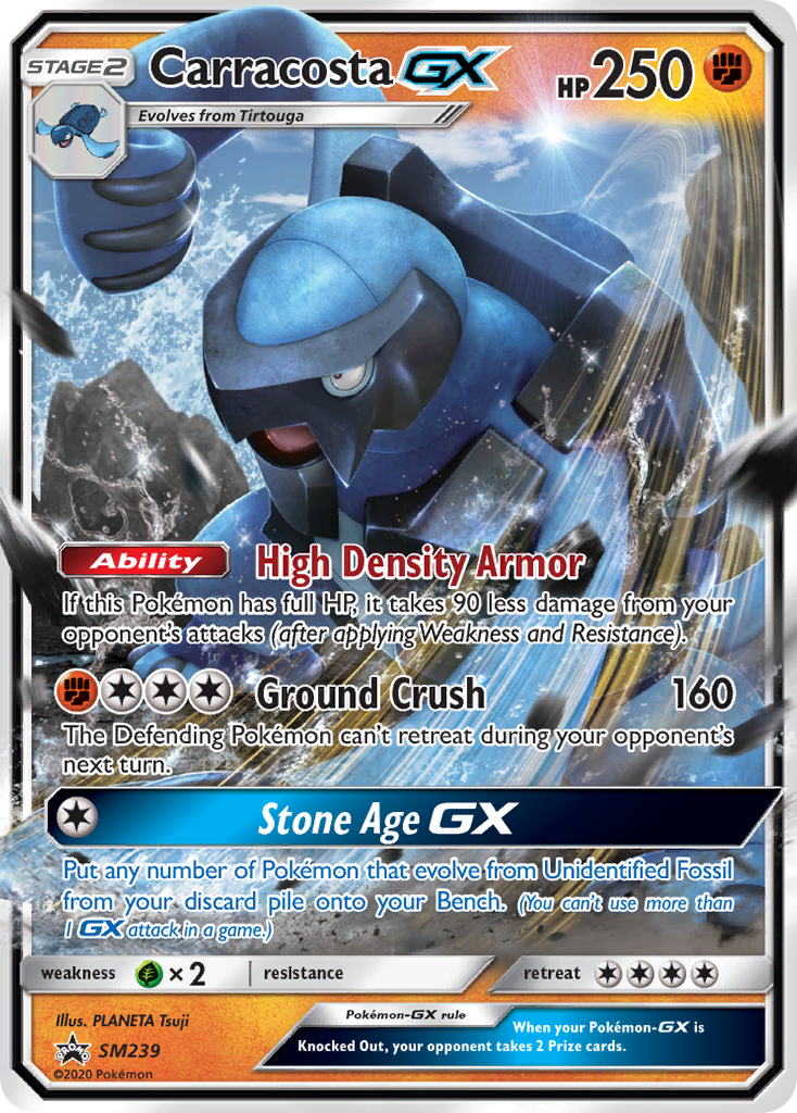 Carracosta-GX SM239 Promo card from SM Black Star Promos