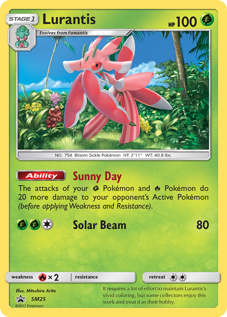 Lurantis SM25 Promo card from SM Black Star Promos
