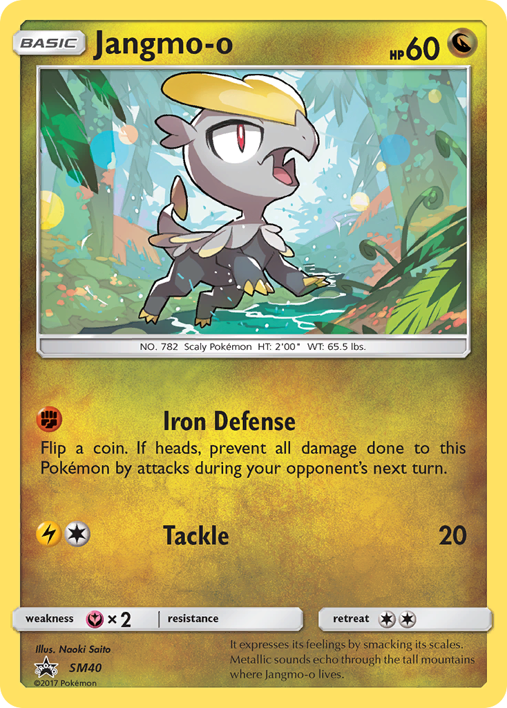 Jangmo-o SM40 Promo card from SM Black Star Promos
