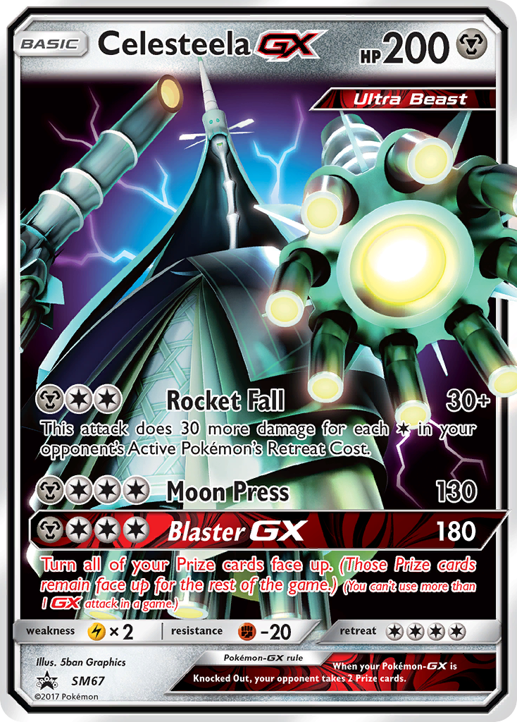Celesteela-GX SM67 Promo card from SM Black Star Promos