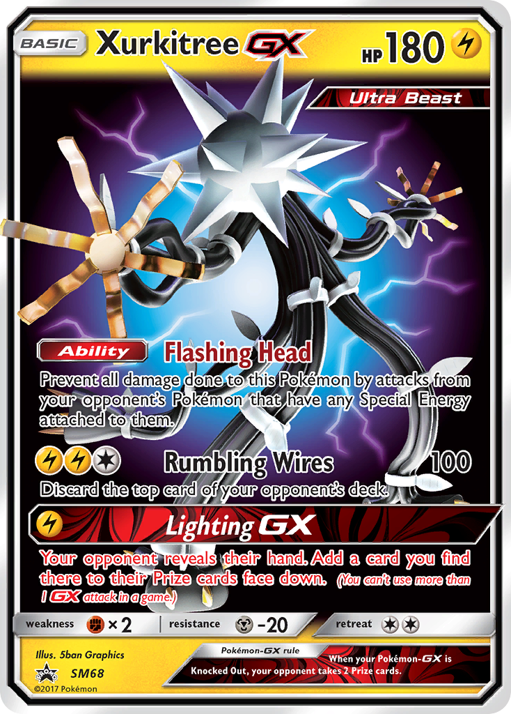 Xurkitree-GX SM68 Promo card from SM Black Star Promos