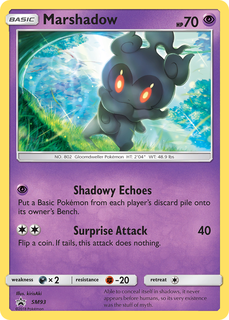 Marshadow SM93/248 Promo card from SM Black Star Promos