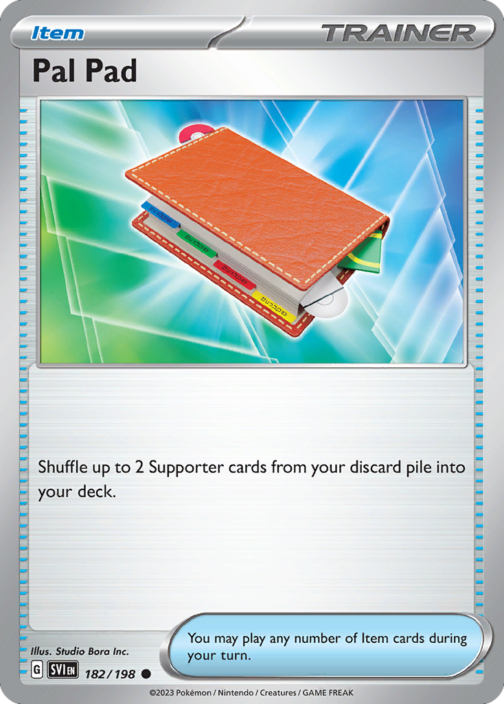Pal Pad 182/198 Common card from Scarlet & Violet