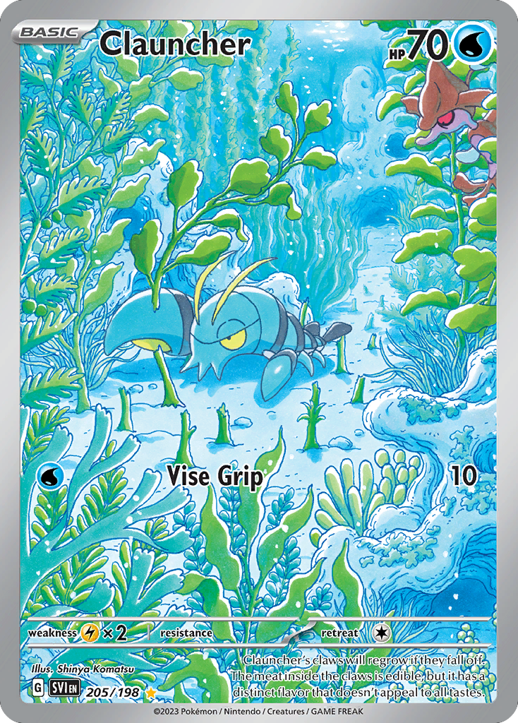 Clauncher 205/198 Illustration Rare card from Scarlet & Violet