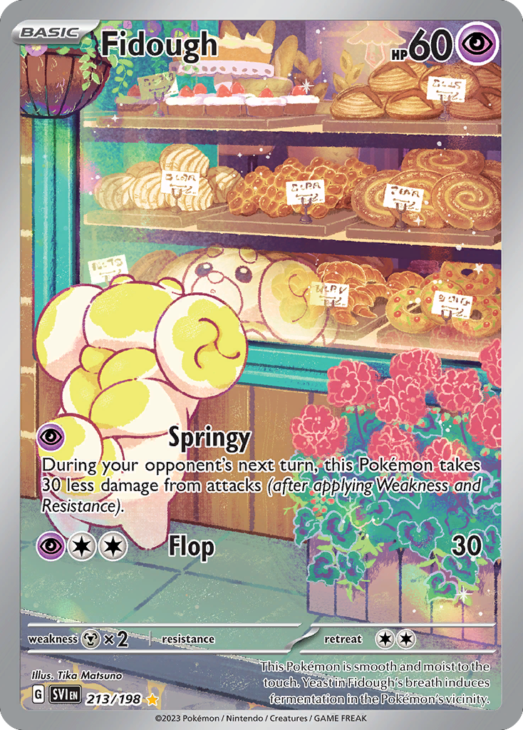 Fidough 213/198 Illustration Rare card from Scarlet & Violet