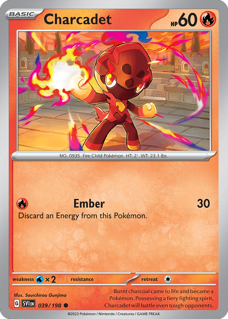 Charcadet 39 Common card from Scarlet & Violet