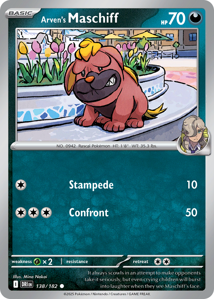 Arven's Maschiff 138/182 Common card from Destined Rivals