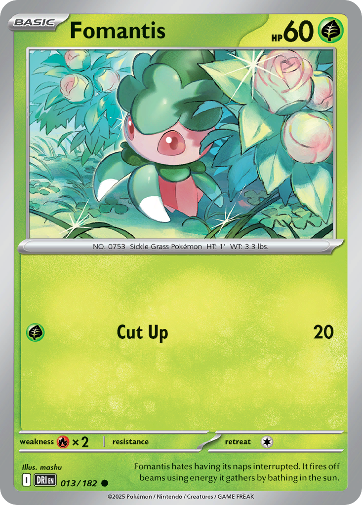 Fomantis 13 Common card from Destined Rivals