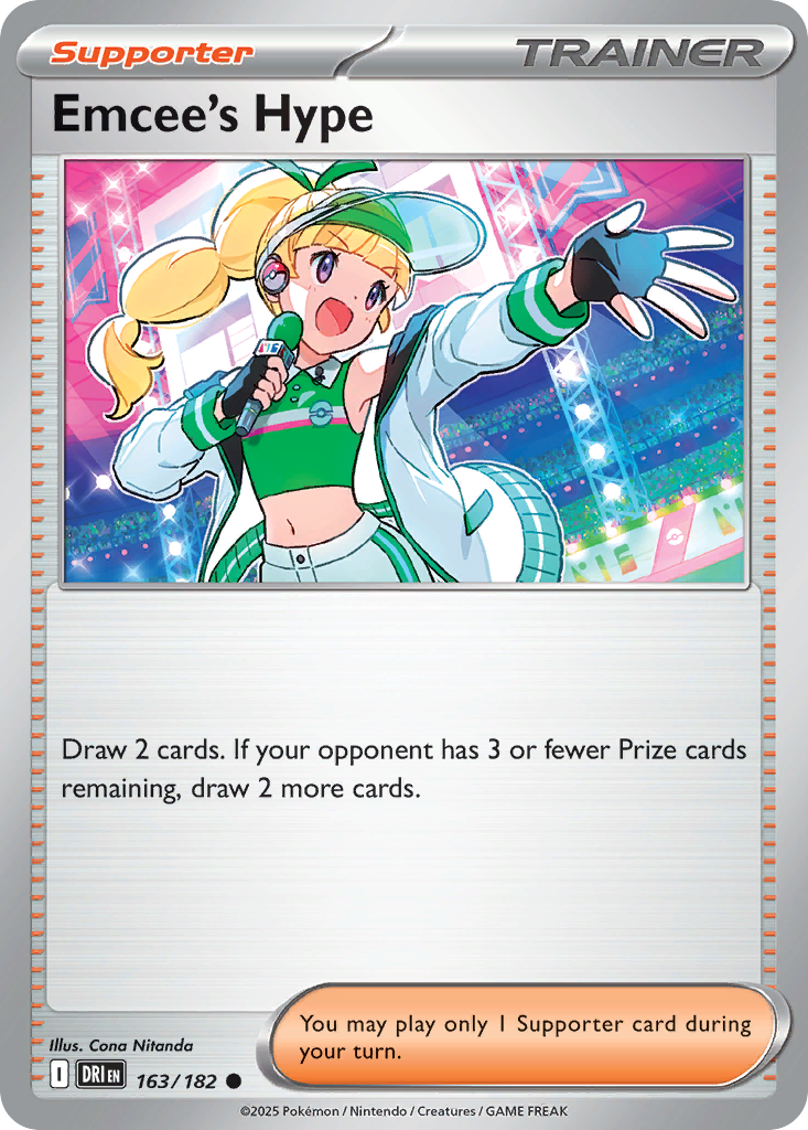 Emcee's Hype 163/182 Common card from Destined Rivals