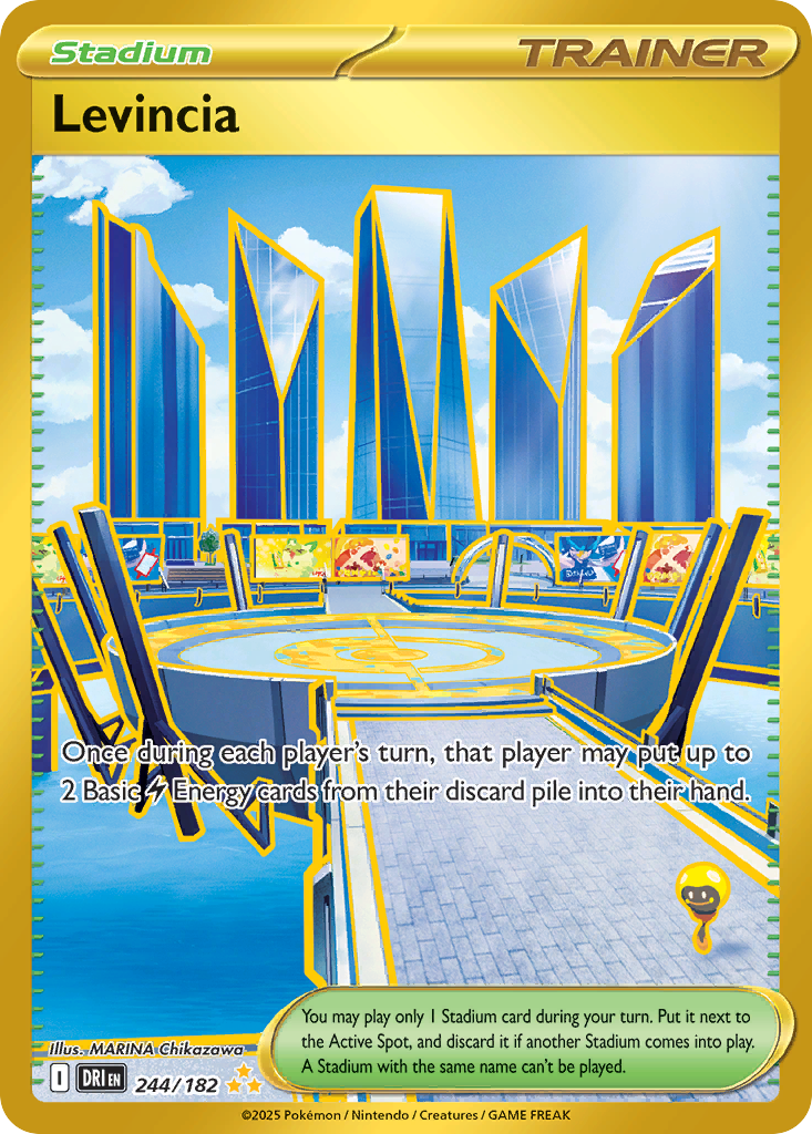 Levincia 244/182 Hyper Rare card from Destined Rivals