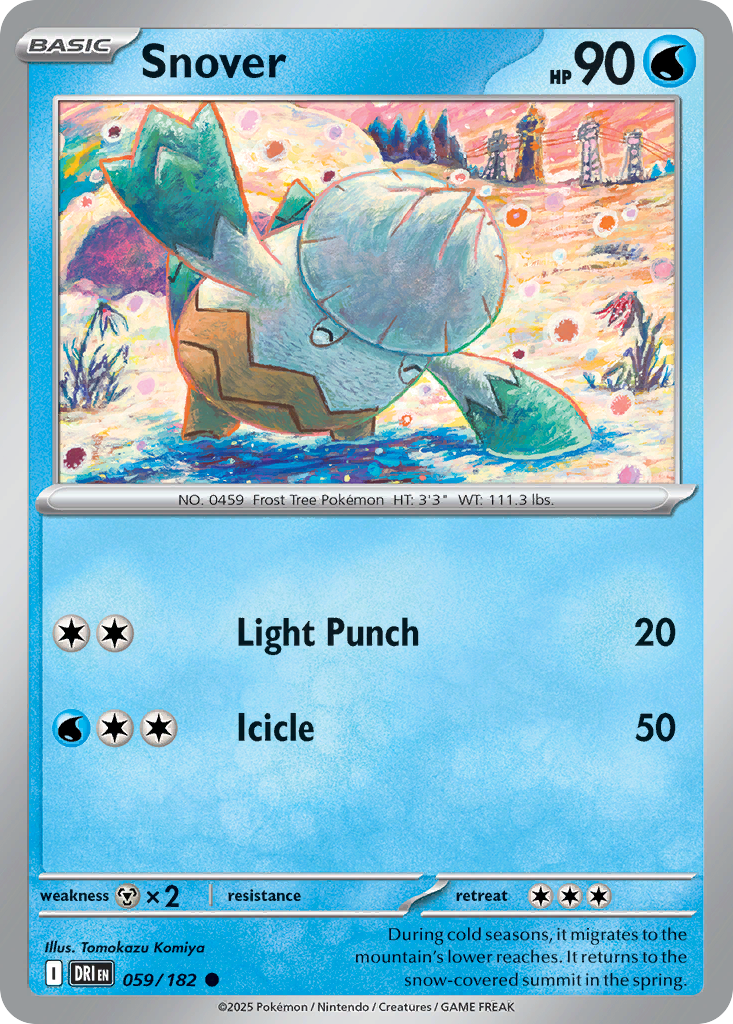 Snover 59 Common card from Destined Rivals