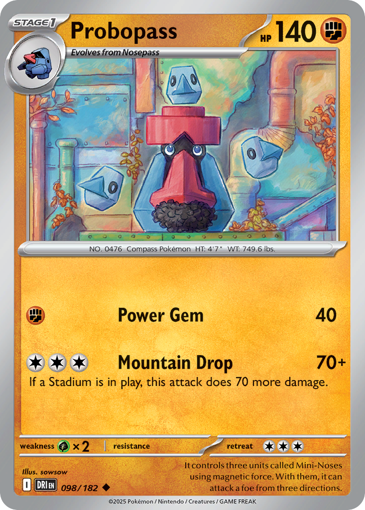 Probopass 98 Uncommon card from Destined Rivals