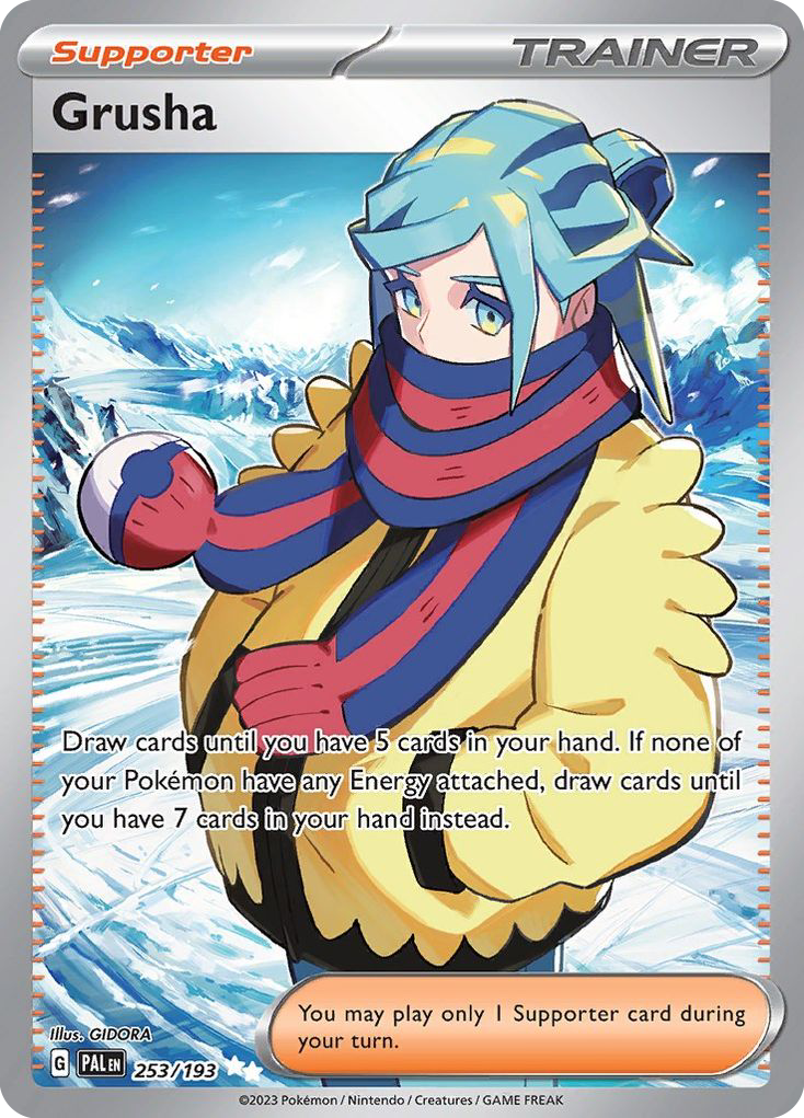 Grusha 253/193 Ultra Rare card from Paldea Evolved