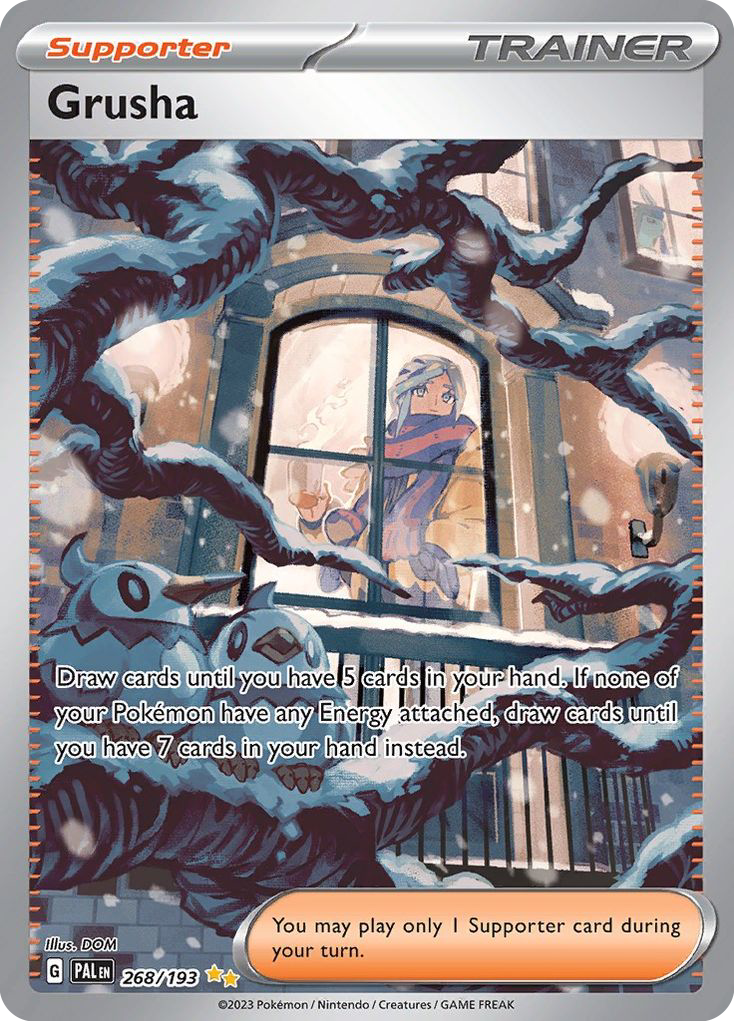 Grusha 268/193 Special Illustration Rare card from Paldea Evolved
