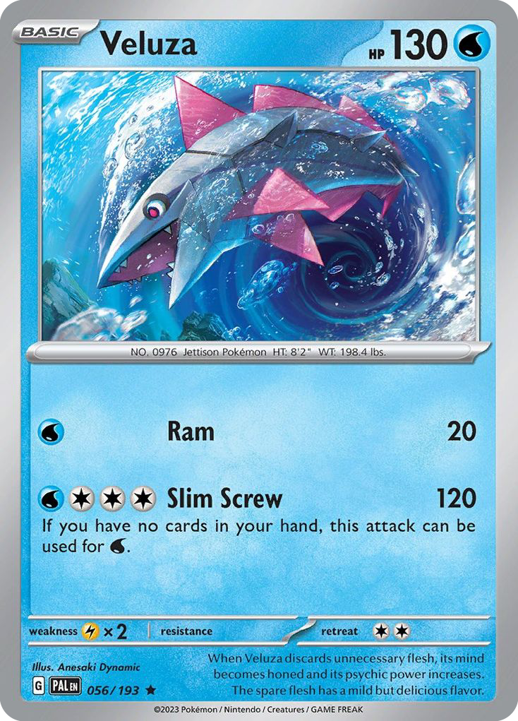 Veluza 56/193 Rare card from Paldea Evolved