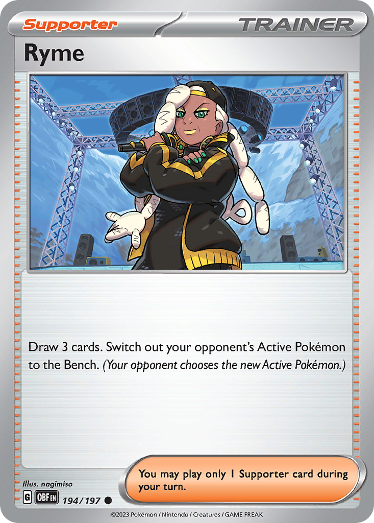 Ryme 194 Common card from Obsidian Flames