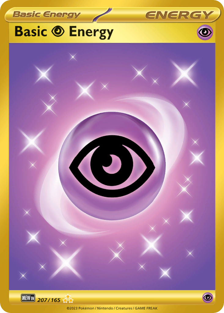 Basic Psychic Energy 207/165 Hyper Rare card from 151