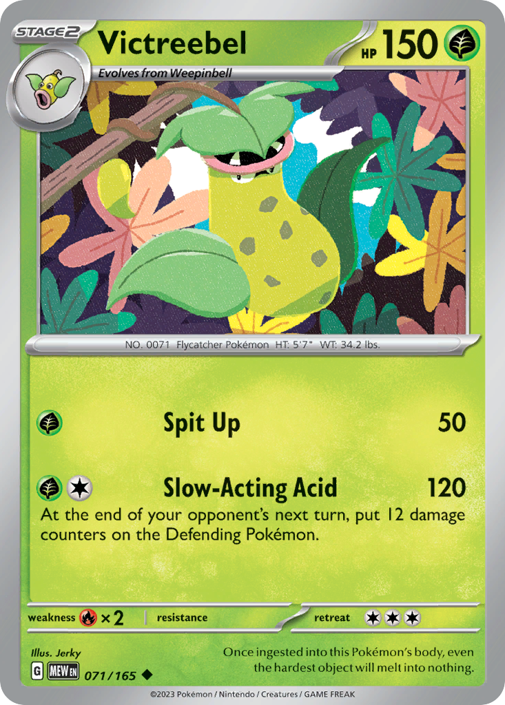 Victreebel 71 Uncommon card from 151