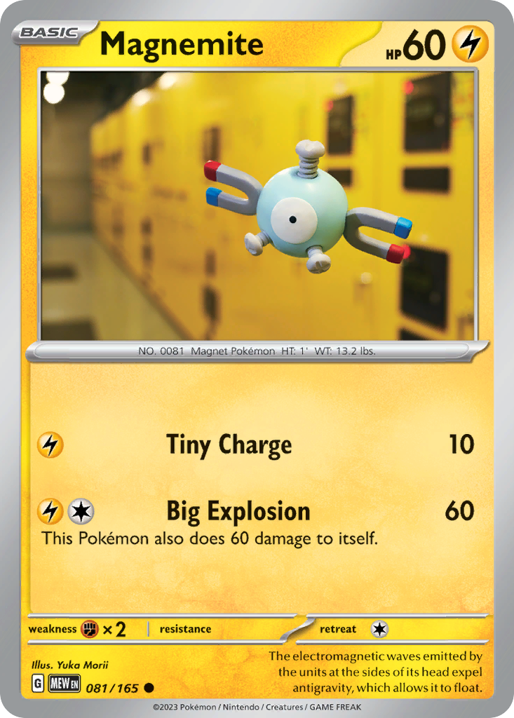 Magnemite 81/165 Common card from 151