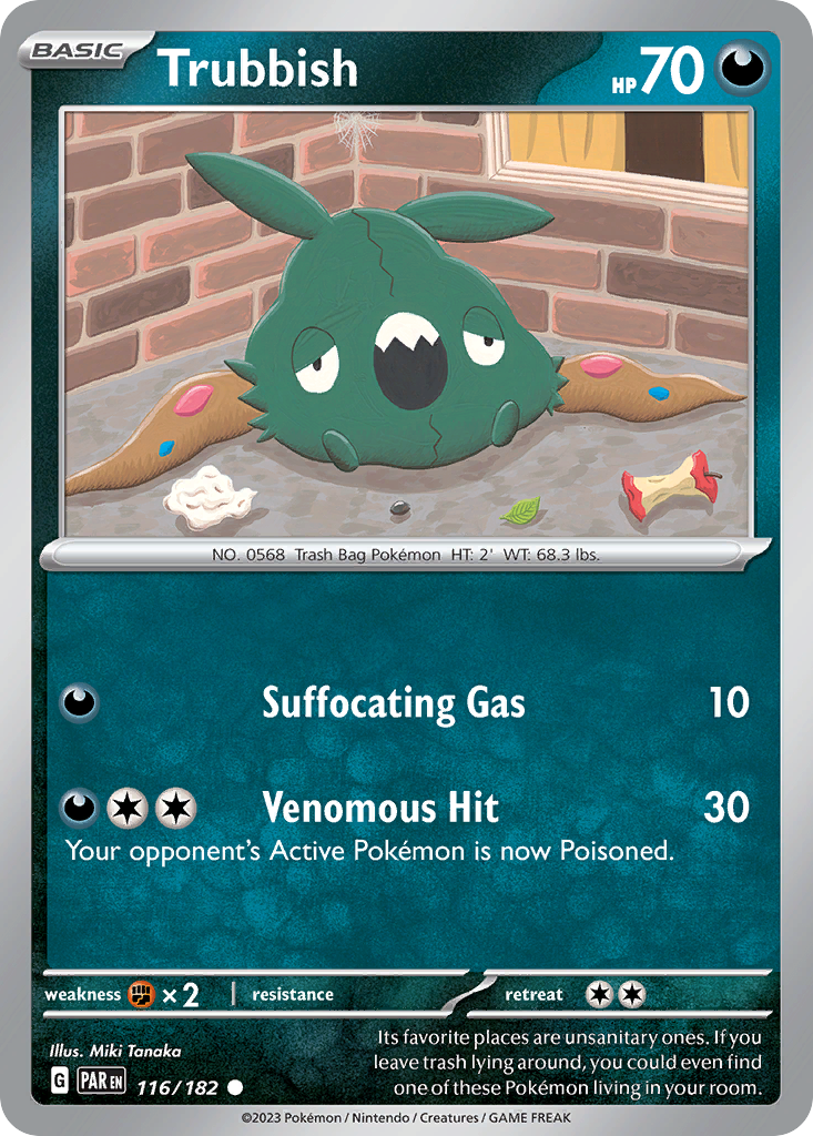 Trubbish 116/182 Common card from Paradox Rift