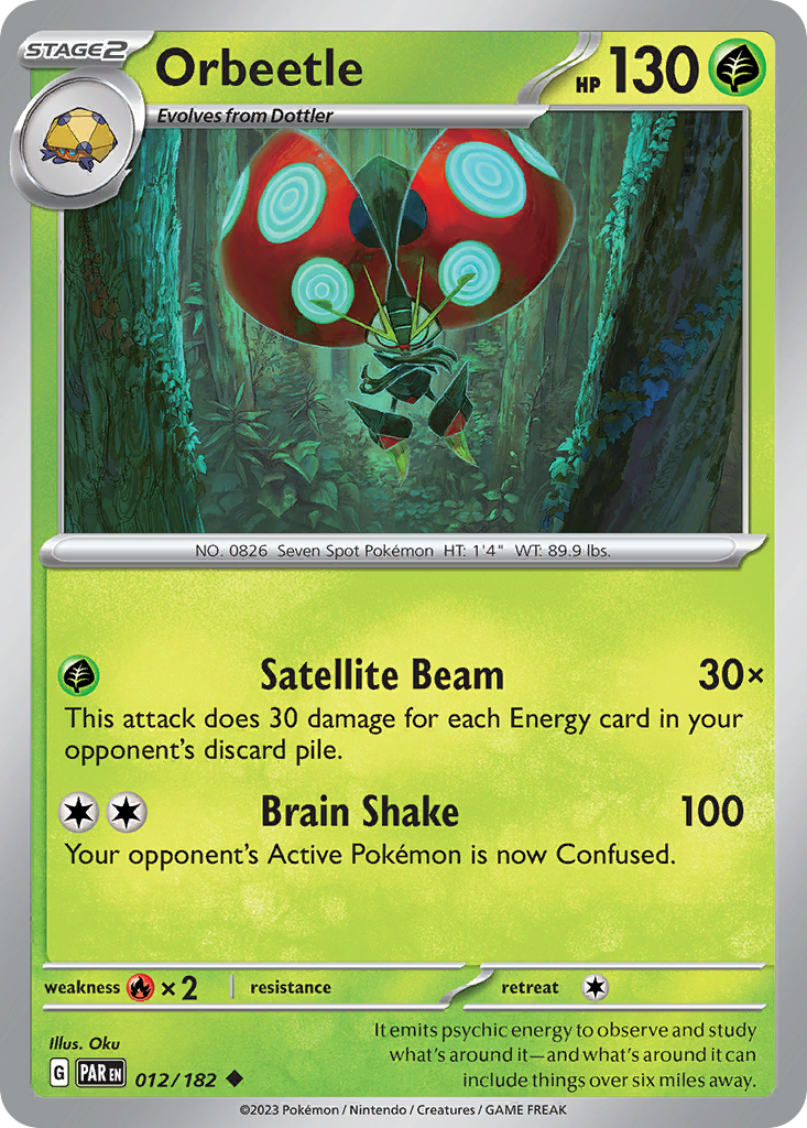 Orbeetle 12 Uncommon card from Paradox Rift
