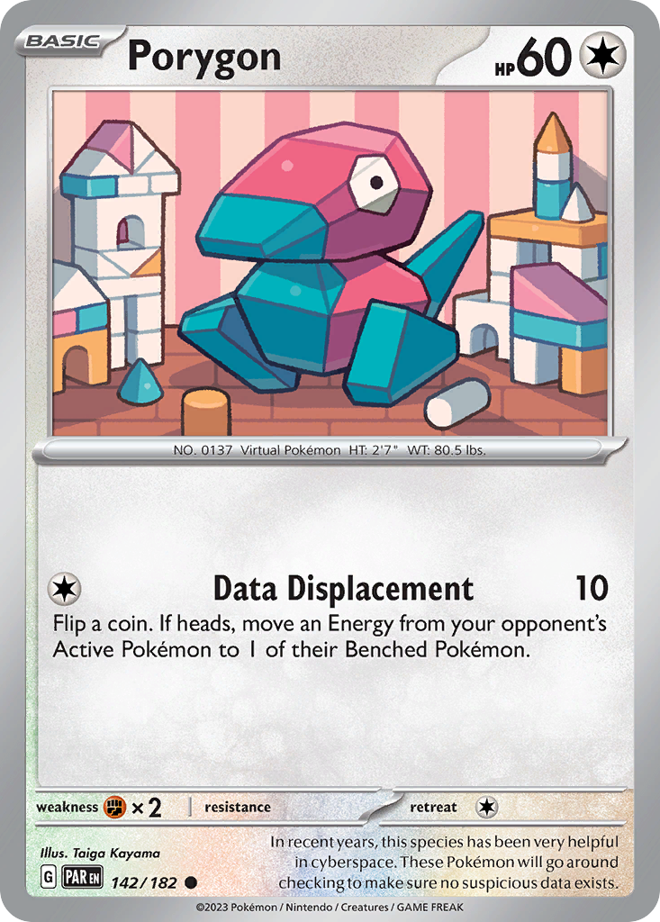Porygon 142 Common card from Paradox Rift