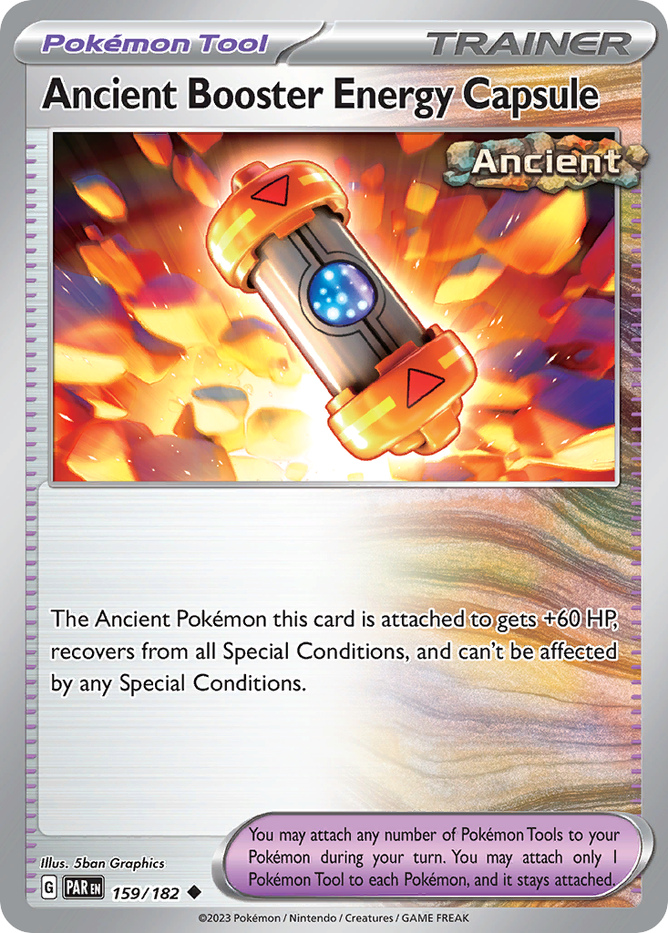 Ancient Booster Energy Capsule 159 Uncommon card from Paradox Rift