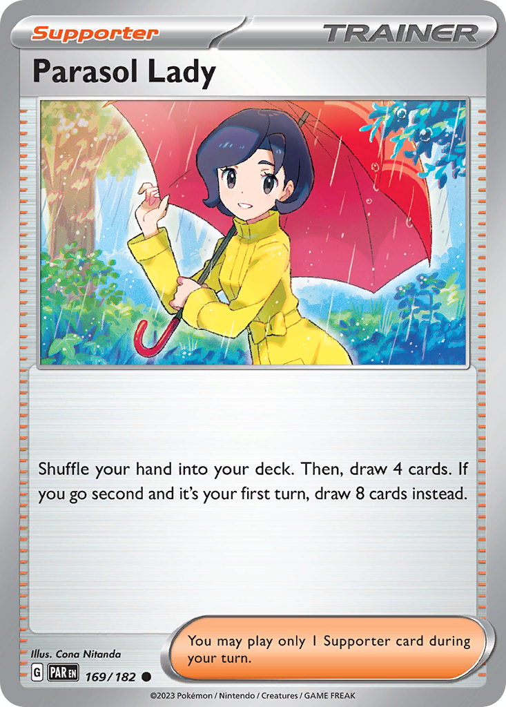 Parasol Lady 169 Common card from Paradox Rift