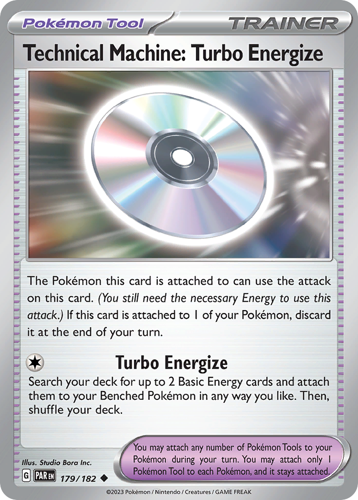 Technical Machine: Turbo Energize 179 Uncommon card from Paradox Rift