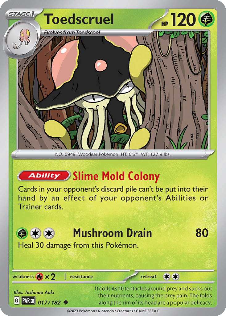 Toedscruel 17 Uncommon card from Paradox Rift